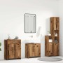 Juego de muebles de baño 4 piezas madera ingeniería envejecida de , Muebles de baño - Ref: Foro24-3328941, Precio: 243,39 €, ...