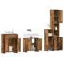 Juego de muebles de baño 4 piezas madera ingeniería envejecida de , Muebles de baño - Ref: Foro24-3328941, Precio: 243,39 €, ...