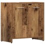 Juego de muebles de baño 4 piezas madera ingeniería envejecida de , Muebles de baño - Ref: Foro24-3328941, Precio: 243,39 €, ...