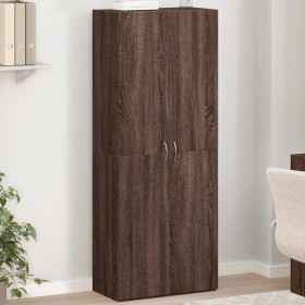 Armario archivador madera ingeniería roble marrón 60x32x153 cm de , Armarios archivadores - Ref: Foro24-3276650, Precio: 97,2...
