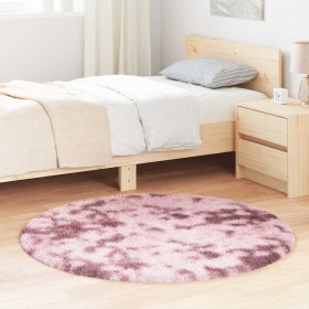 Alfombra de pelo largo NAVARRA rosa polvoriento 120x120 cm de , Alfombras - Ref: Foro24-4102905, Precio: 24,89 €, Descuento: %
