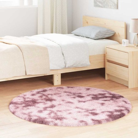 Alfombra de pelo largo NAVARRA rosa polvoriento 120x120 cm de , Alfombras - Ref: Foro24-4102905, Precio: 24,89 €, Descuento: %