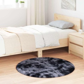 Alfombra de pelo largo NAVARRA gris oscuro 100x100 cm poliéster de , Alfombras - Ref: Foro24-4102896, Precio: 21,65 €, Descue...