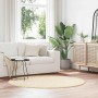 Alfombra peluda de pelo largo NAVARRA crema 160x160cm poliéster de , Alfombras - Ref: Foro24-4102911, Precio: 41,02 €, Descue...