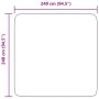 Alfombra de pelo largo NAVARRA rosa polvoriento 240x240 cm de , Alfombras - Ref: Foro24-4102889, Precio: 72,14 €, Descuento: %