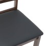 Sillas de comedor con cojines 2 uds madera maciza marrón caucho de , Sillas de comedor - Ref: Foro24-4102402, Precio: 115,94 ...