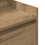 Mesillas de noche con 2 cajones 2 uds roble 38x34x80 cm de , Mesitas de noche - Ref: Foro24-861372, Precio: 97,80 €, Descuent...