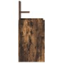 Mesillas de noche con 2 cajones 2 uds roble ahumado 38x34x80 cm de , Mesitas de noche - Ref: Foro24-861364, Precio: 95,53 €, ...
