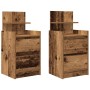 Mesillas de noche con 2 cajones 2 uds madera vieja 38x34x80 cm de , Mesitas de noche - Ref: Foro24-861370, Precio: 95,53 €, D...