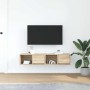 Muebles de TV 2 uds madera ingeniería roble Sonoma 60x31x25,5cm de , Muebles TV - Ref: Foro24-861441, Precio: 63,97 €, Descue...