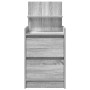 Mesillas de noche con 2 cajones 2 uds gris Sonoma 38x34x80 cm de , Mesitas de noche - Ref: Foro24-861366, Precio: 98,87 €, De...