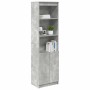 Aparador alto de madera de ingeniería gris hormigón 50x35x180cm de , Aparadores - Ref: Foro24-3328465, Precio: 104,56 €, Desc...