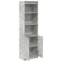 Aparador alto de madera de ingeniería gris hormigón 50x35x180cm de , Aparadores - Ref: Foro24-3328465, Precio: 104,56 €, Desc...