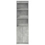 Aparador alto de madera de ingeniería gris hormigón 50x35x180cm de , Aparadores - Ref: Foro24-3328465, Precio: 104,56 €, Desc...