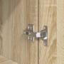 Aparador alto madera de ingeniería roble Sonoma 70x35x180 cm de , Aparadores - Ref: Foro24-3328473, Precio: 123,31 €, Descuen...