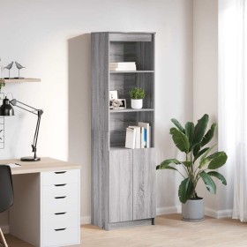 Aparador de madera de ingeniería Sonoma gris 50x35x180 cm de , Aparadores - Ref: Foro24-3328467, Precio: 109,40 €, Descuento: %