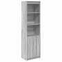 Aparador de madera de ingeniería Sonoma gris 50x35x180 cm de , Aparadores - Ref: Foro24-3328467, Precio: 109,40 €, Descuento: %