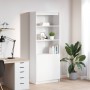 Aparador alto madera de ingeniería blanco 70x35x180 cm de , Aparadores - Ref: Foro24-3328471, Precio: 113,07 €, Descuento: %