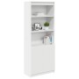 Aparador alto madera de ingeniería blanco 70x35x180 cm de , Aparadores - Ref: Foro24-3328471, Precio: 113,07 €, Descuento: %