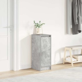 Zapatero gris hormigón 29,5x34x76 cm madera de ingeniería de , Zapateros y organizadores de calzado - Ref: Foro24-861862, Pre...