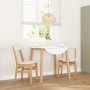 Sillas de comedor con cojines 2 uds madera maciza caucho de , Sillas de comedor - Ref: Foro24-4102437, Precio: 154,88 €, Desc...