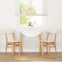 Sillas de comedor con cojines 2 uds madera maciza caucho de , Sillas de comedor - Ref: Foro24-4102437, Precio: 154,88 €, Desc...