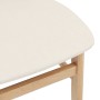 Sillas de comedor con cojines 2 uds madera maciza caucho de , Sillas de comedor - Ref: Foro24-4102437, Precio: 154,88 €, Desc...