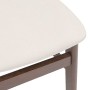 Sillas de comedor con cojines 2 uds madera maciza marrón caucho de , Sillas de comedor - Ref: Foro24-4102435, Precio: 154,88 ...