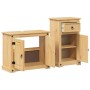 Juego de muebles de baño Corona 2 pzas madera maciza pino de , Muebles de baño - Ref: Foro24-3334632, Precio: 183,32 €, Descu...