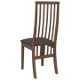 Sillas de comedor con cojines 2 uds madera maciza marrón caucho de , Sillas de comedor - Ref: Foro24-4102454, Precio: 151,54 ...