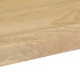 Mesa de comedor de madera maciza de mango y acero 115x55x76 cm en Mesas de comedor | Comprar online en Foru.es