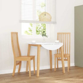 Sillas de comedor 2 unidades madera maciza de caucho de , Sillas de comedor - Ref: Foro24-4102456, Precio: 150,43 €, Descuent...