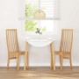 Sillas de comedor 2 unidades madera maciza de caucho de , Sillas de comedor - Ref: Foro24-4102456, Precio: 150,43 €, Descuent...