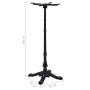 Pata de mesa de bistró negra 52x52x108 cm de hierro fundido de , Patas para mesas - Ref: Foro24-325434, Precio: 131,72 €, Des...