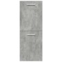 Juego muebles de baño 4 pzas madera contrachapada gris hormigón de , Muebles de baño - Ref: Foro24-3324901, Precio: 205,60 €,...