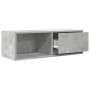 Mueble de TV de madera de ingeniería gris hormigón 80x31x25,5cm de , Muebles TV - Ref: Foro24-861460, Precio: 43,86 €, Descue...