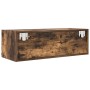 Mueble de TV de roble ahumado 80x31x25,5cm Madera de ingeniería de , Muebles TV - Ref: Foro24-861462, Precio: 44,37 €, Descue...