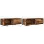 Muebles de TV 2 uds 80x31x25,5 cm Madera ingeniería envejecida de , Muebles TV - Ref: Foro24-861469, Precio: 71,83 €, Descuen...