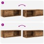 Muebles de TV 2 uds 80x31x25,5 cm Madera ingeniería envejecida de , Muebles TV - Ref: Foro24-861469, Precio: 71,83 €, Descuen...