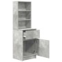 Mesilla de noche gris hormigón 39x35x125cm madera de ingeniería de , Mesitas de noche - Ref: Foro24-861313, Precio: 74,71 €, ...
