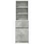 Mesilla de noche gris hormigón 39x35x125cm madera de ingeniería de , Mesitas de noche - Ref: Foro24-861313, Precio: 74,71 €, ...