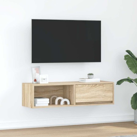 Mueble de TV de roble Sonoma 100x31x25,5cm Madera de ingeniería de , Muebles TV - Ref: Foro24-861476, Precio: 53,01 €, Descue...