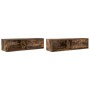 Muebles de TV 2 uds madera ingeniería color roble 100x31x25,5cm de , Muebles TV - Ref: Foro24-861481, Precio: 91,16 €, Descue...