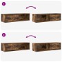 Muebles de TV 2 uds madera ingeniería color roble 100x31x25,5cm de , Muebles TV - Ref: Foro24-861481, Precio: 91,16 €, Descue...