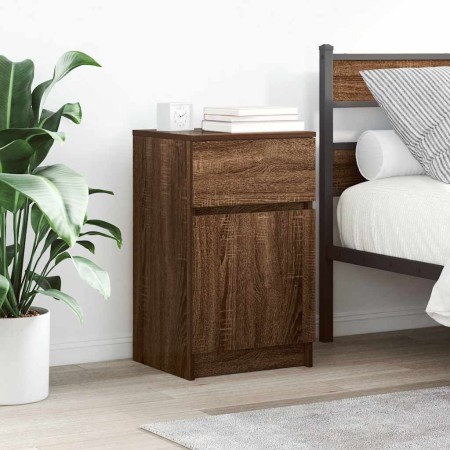 Mesitas de noche 2 uds madera roble marrón 39x35x65 cm de , Mesitas de noche - Ref: Foro24-861332, Precio: 92,88 €, Descuento: %