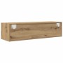 Mueble para TV madera de ingeniería roble artisan 100x31x25,5cm de , Muebles TV - Ref: Foro24-861488, Precio: 53,70 €, Descue...