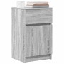 Mesitas de noche 2 uds madera contrachapada gris 39x35x65 cm de , Mesitas de noche - Ref: Foro24-861330, Precio: 88,06 €, Des...