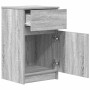 Mesitas de noche 2 uds madera contrachapada gris 39x35x65 cm de , Mesitas de noche - Ref: Foro24-861330, Precio: 88,06 €, Des...