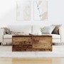 Mesa de centro con cajones madera vieja 100x100x40 cm de , Mesas de centro - Ref: Foro24-3328406, Precio: 169,92 €, Descuento: %