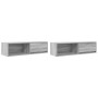 Muebles de TV 2 uds madera ingeniería gris Sonoma 100x31x25,5cm de , Muebles TV - Ref: Foro24-861483, Precio: 93,74 €, Descue...